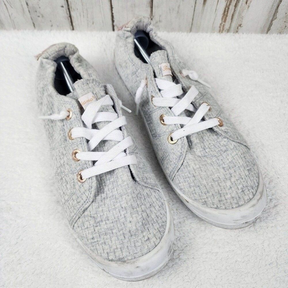 Tommy Bahama Slip On Memory Foam Sneakers Gray Size 10